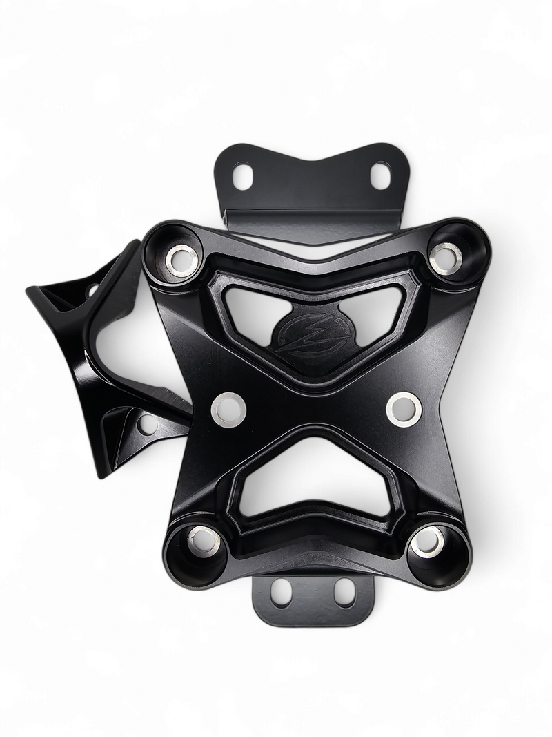 Load image into Gallery viewer, 2022 to Current Can Am X3 10 Bolt Radius Rod Plate with Pull Hook (Black)