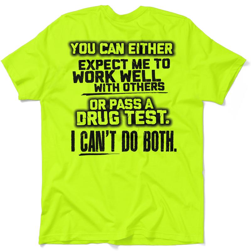 Load image into Gallery viewer, I Can't Do Both - Safety Yellow T-Shirt
