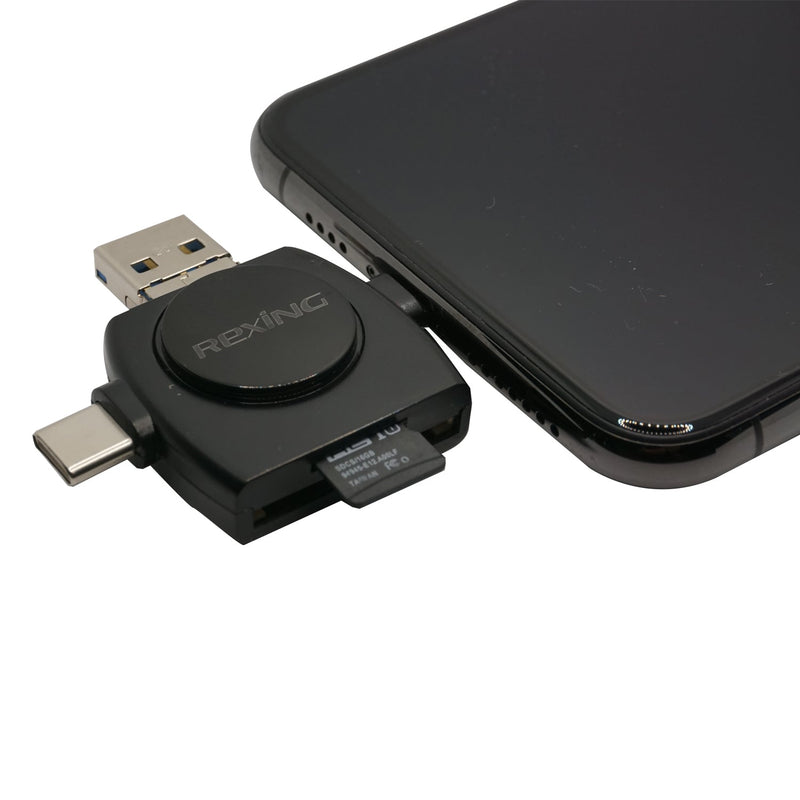 Load image into Gallery viewer, Rexing Card Viewer 4-in-1 SD Card Reader