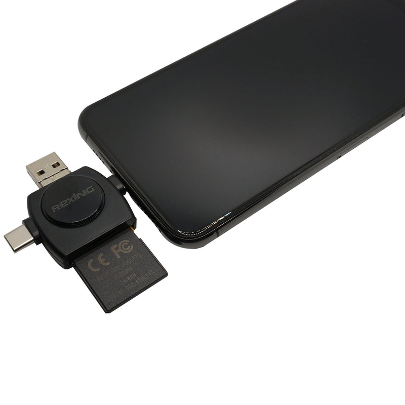 Load image into Gallery viewer, Rexing Card Viewer 4-in-1 SD Card Reader