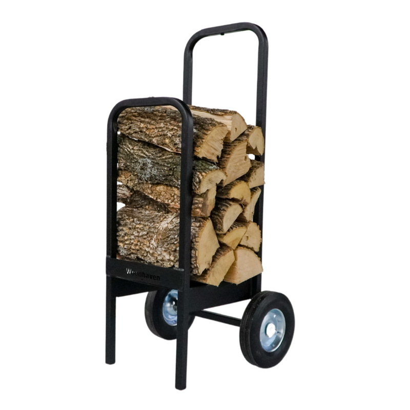 Load image into Gallery viewer, Firewood Cart 300 lb Capacity USA Made Steel Woodhaven