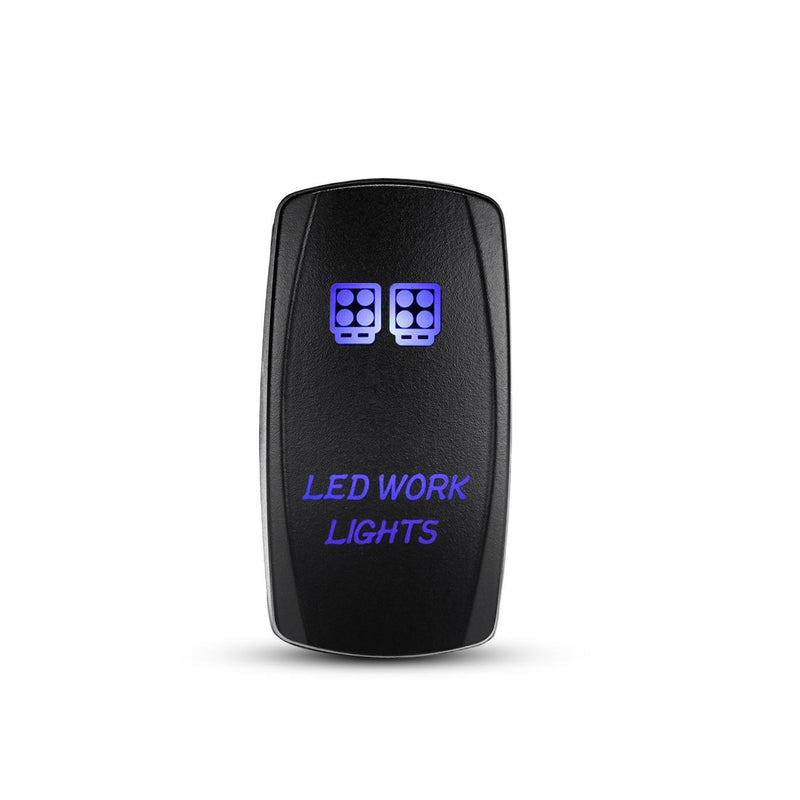 Load image into Gallery viewer, 5 Pin Laser On/Off switches 20A/12V 10A/24V Switch with Jumper Wires Set for Cars,Trucks,RVs