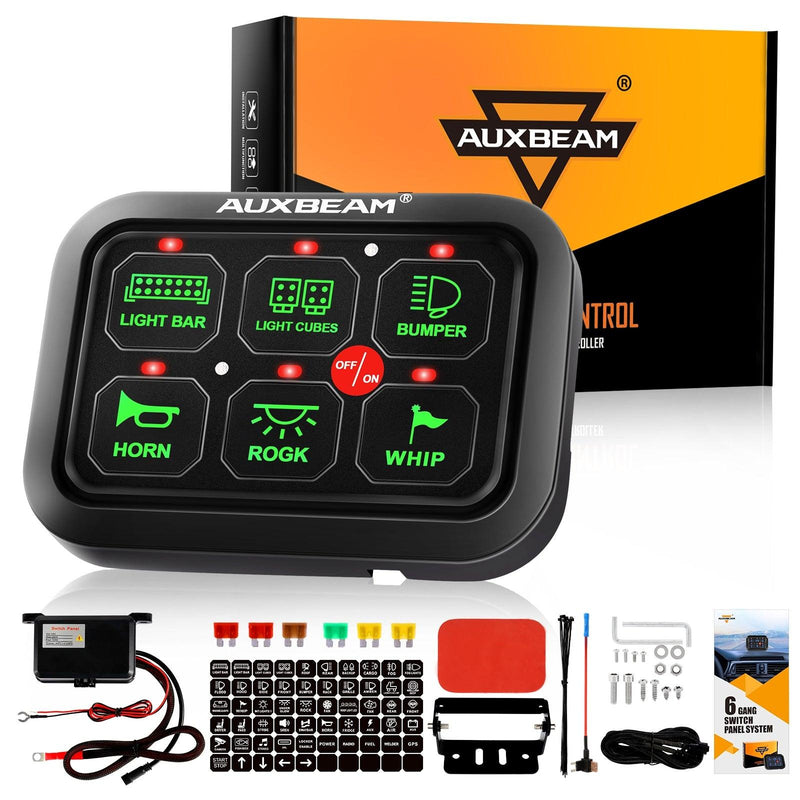 Load image into Gallery viewer, Single Series 6/8 Gang LED Switch Panel,Off Road Light Controller