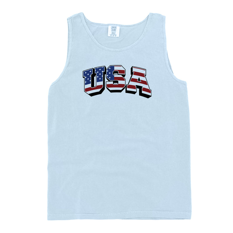 Load image into Gallery viewer, USA Flag Lettering (Front)