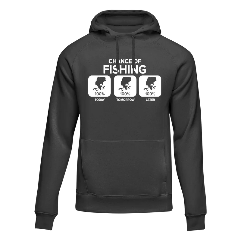 Load image into Gallery viewer, Chance of Fishing Unisex Hoodie