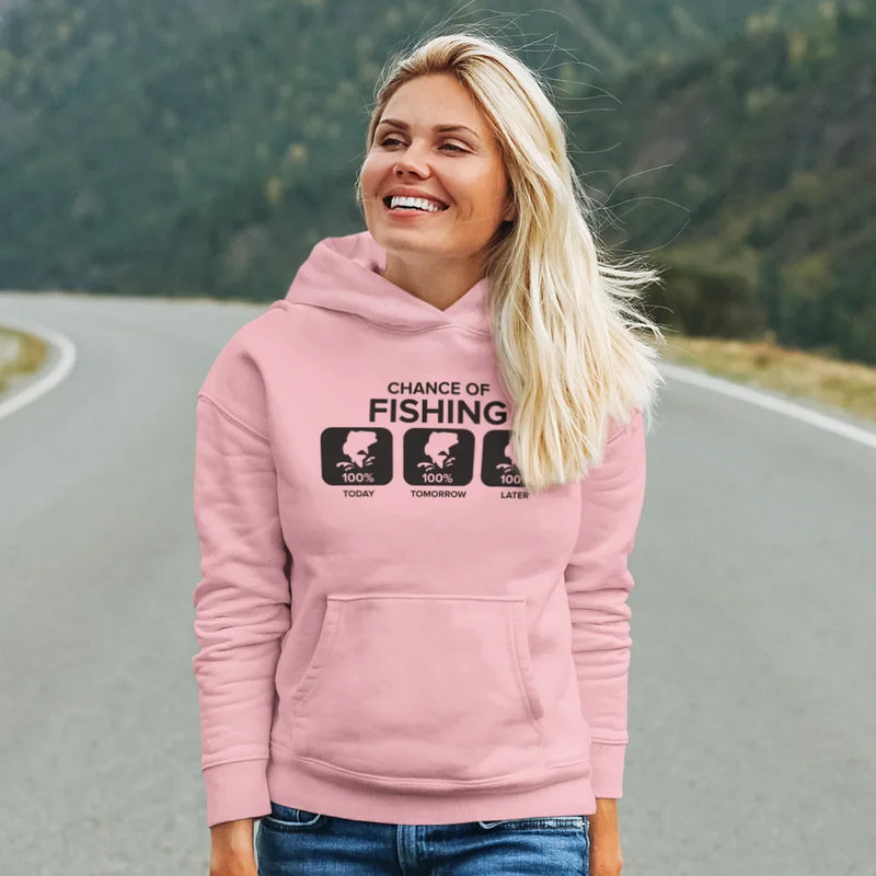 Load image into Gallery viewer, Chance of Fishing Unisex Hoodie