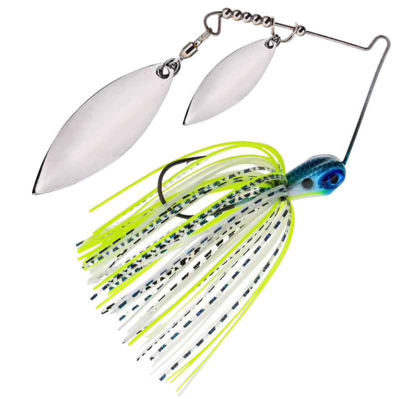 Load image into Gallery viewer, Reaction Tackle Lead Double Willow Blade Spinnerbait Jigs (3-Pack)