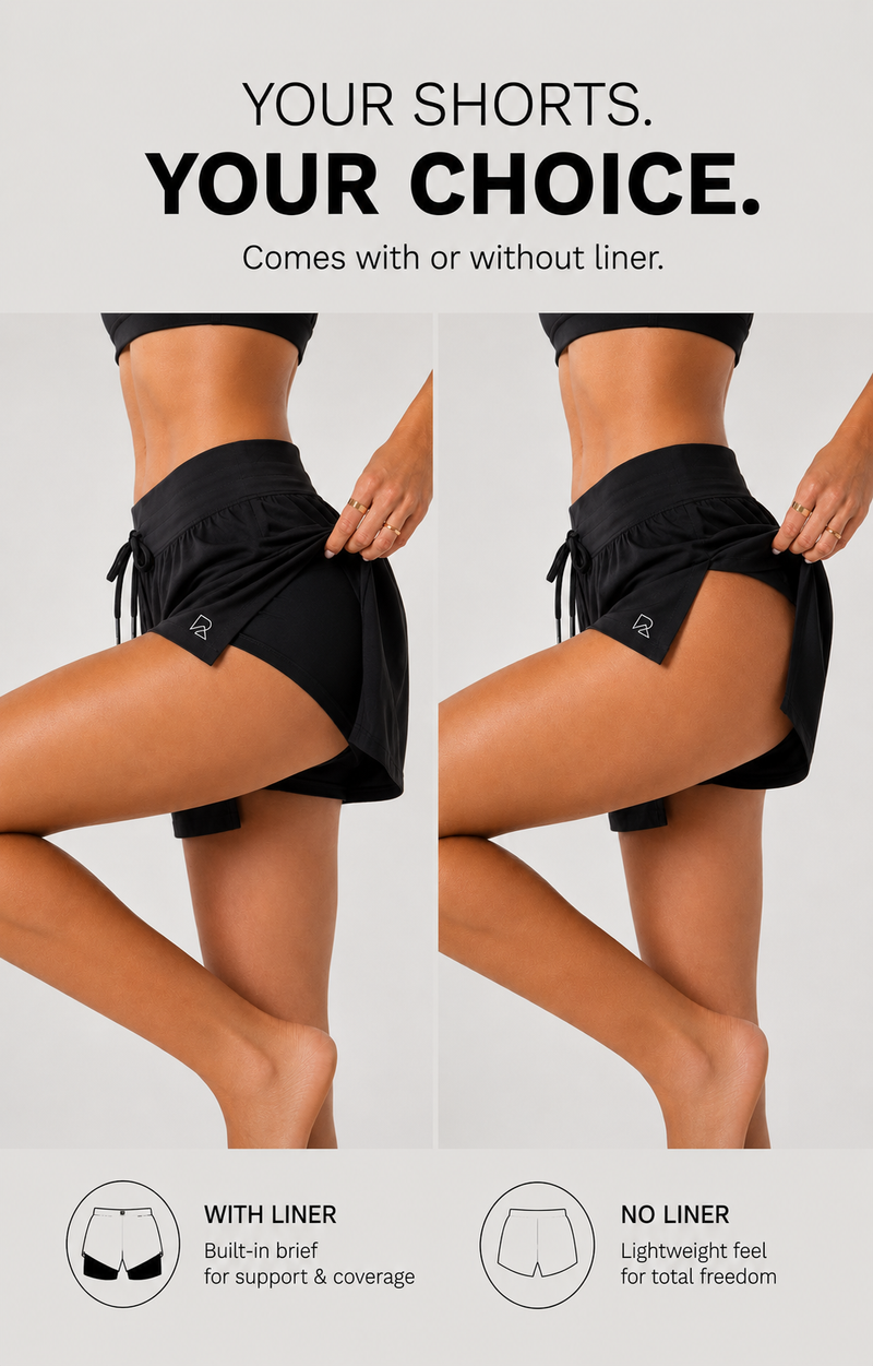 Load image into Gallery viewer, Cheeky Black Flyaway Shorts | Women's Running & Workouts | Runner's Athletics