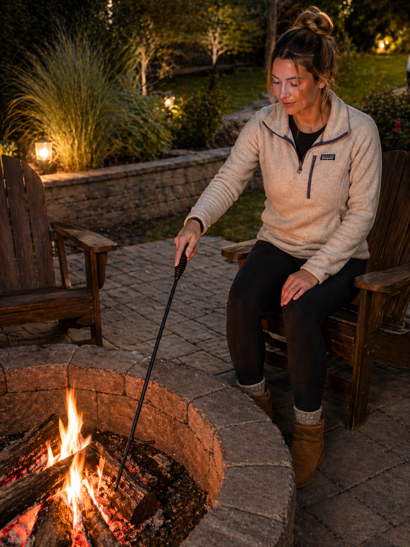 Load image into Gallery viewer, 36" Heavy Duty Steel Fire Poker Woodhaven
