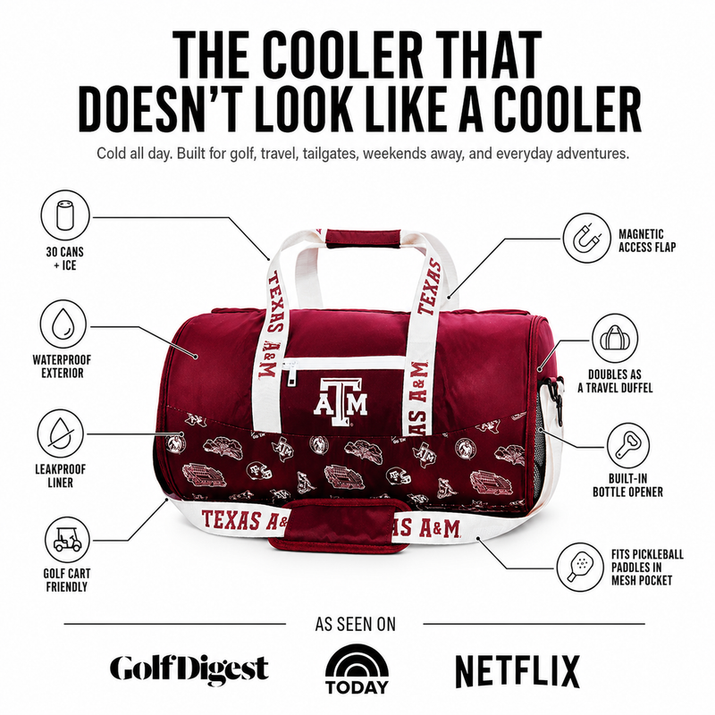 Load image into Gallery viewer, Texas A&M University Duffel Cooler