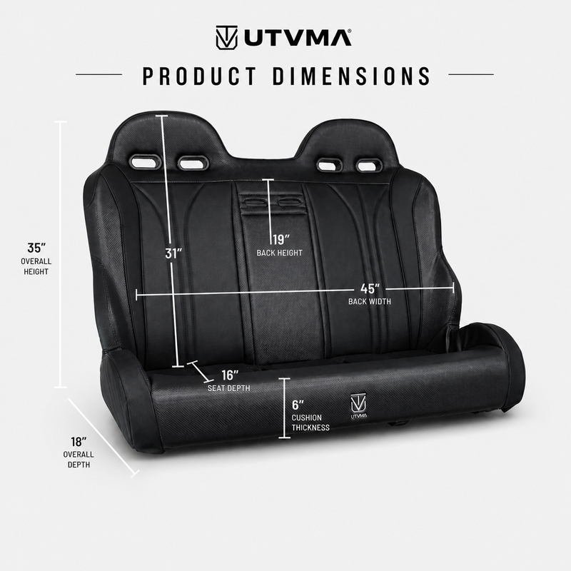 Load image into Gallery viewer, RZR 900/800 Rear Bench Seat W Harnesses (2010-2014)