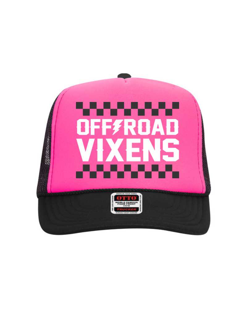 Load image into Gallery viewer, Checked Out Foam Trucker - Pink/Black