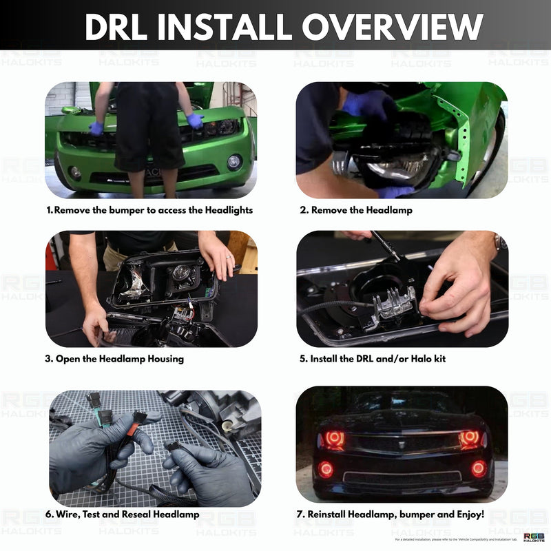 Load image into Gallery viewer, Chevrolet Camaro RS/SS RGBW DRL Boards (2010-2013)