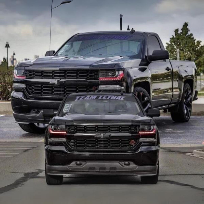 Load image into Gallery viewer, Chevrolet Silverado Multicolor Flow Series DRL Boards (2016-2018)