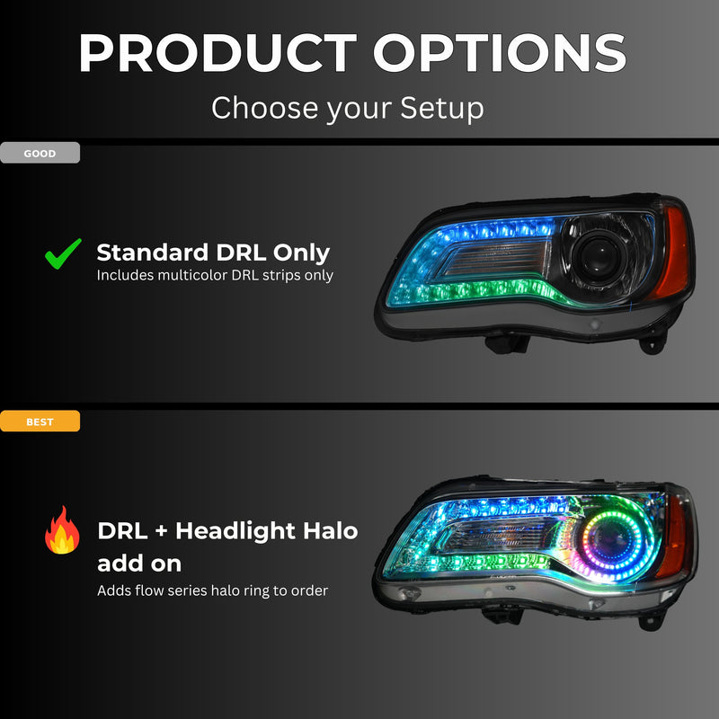 Load image into Gallery viewer, Chrysler 300 Multicolor Flow Series DRL Boards (2011-2023)