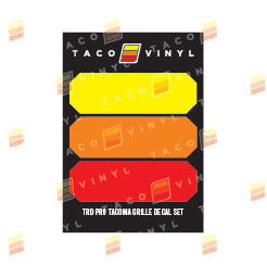 Load image into Gallery viewer, Taco Vinyl Pro Grille Decals