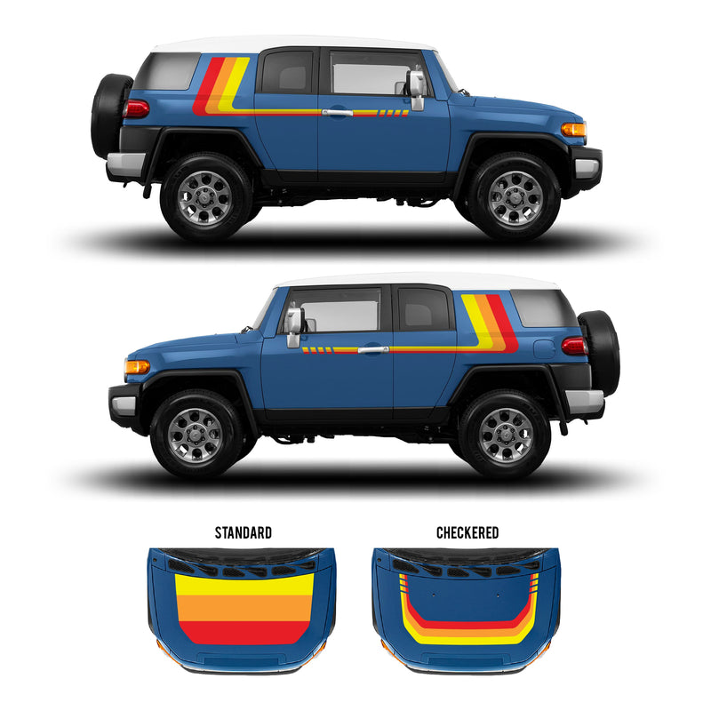 Load image into Gallery viewer, 2007-14 FJ Cruiser Checkered Stripe Kit