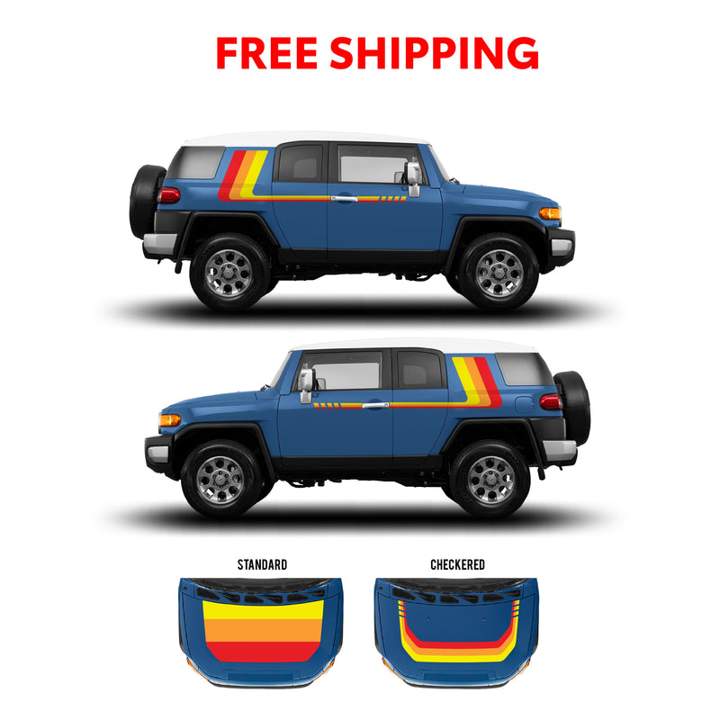 Load image into Gallery viewer, 2007-14 FJ Cruiser Checkered Stripe Kit