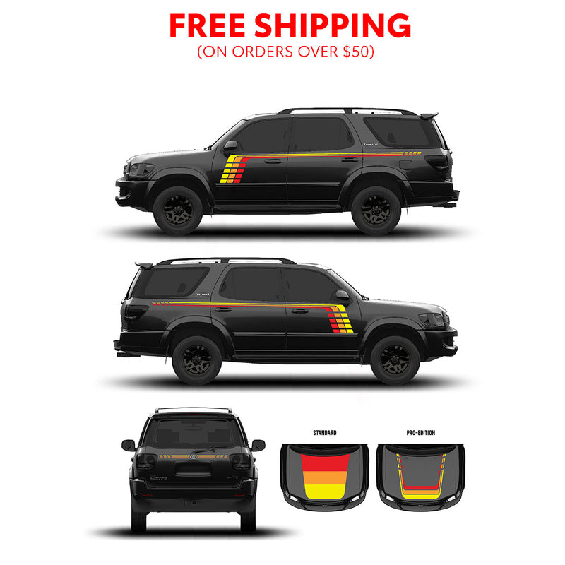 Load image into Gallery viewer, 2001–07 Sequoia Checkered Stripe Kit