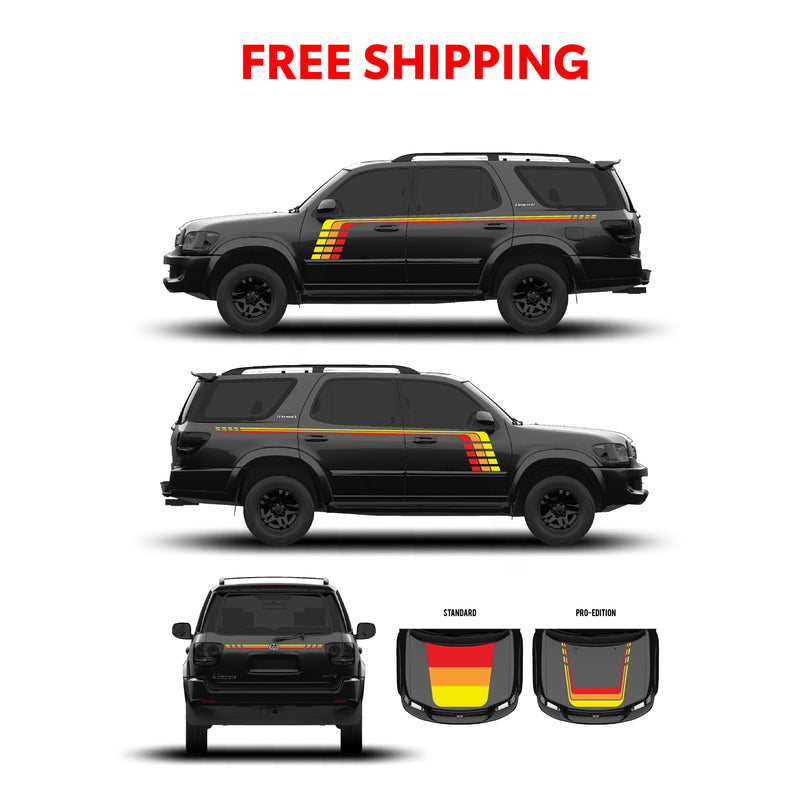 Load image into Gallery viewer, 2001–07 Sequoia Checkered Stripe Kit