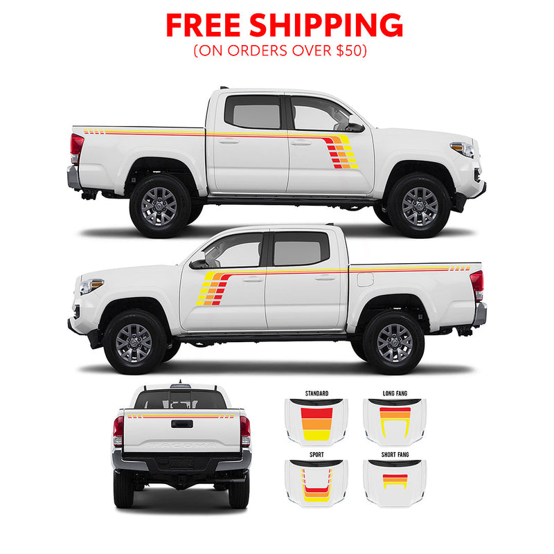 Load image into Gallery viewer, 2016-2023 Tacoma Checkered Stripe Kit