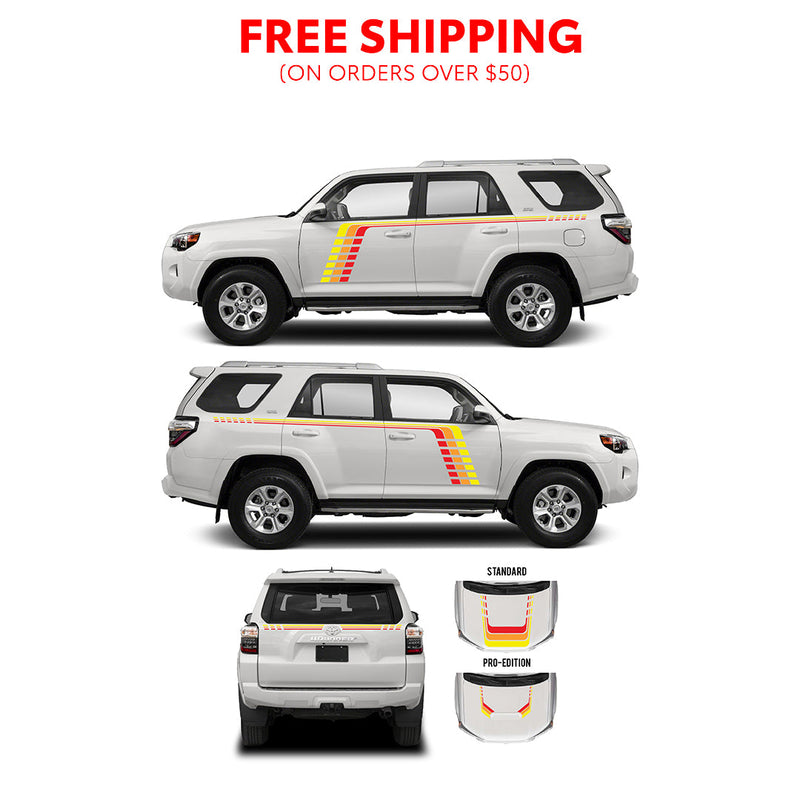Load image into Gallery viewer, 2010-2024 4Runner Checkered Stripe Kit