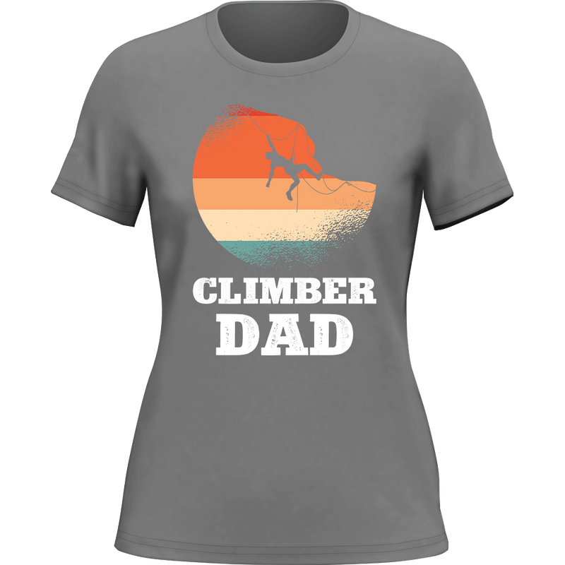 Load image into Gallery viewer, Climber Dad T-Shirt for Women