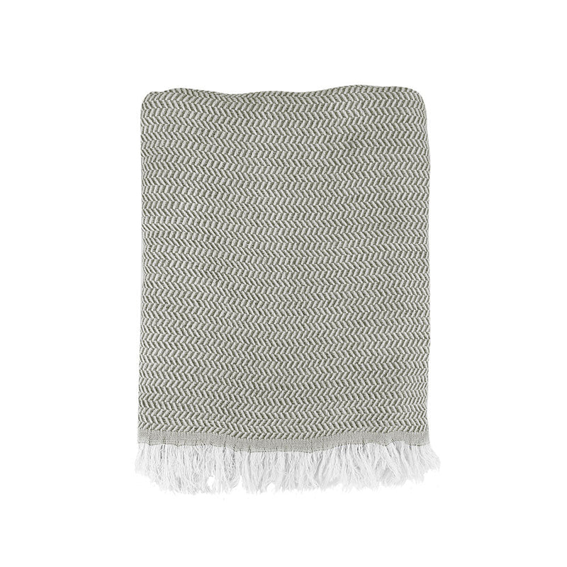 Load image into Gallery viewer, Cloud - Bamboo & Cotton Turkish Beach Towel