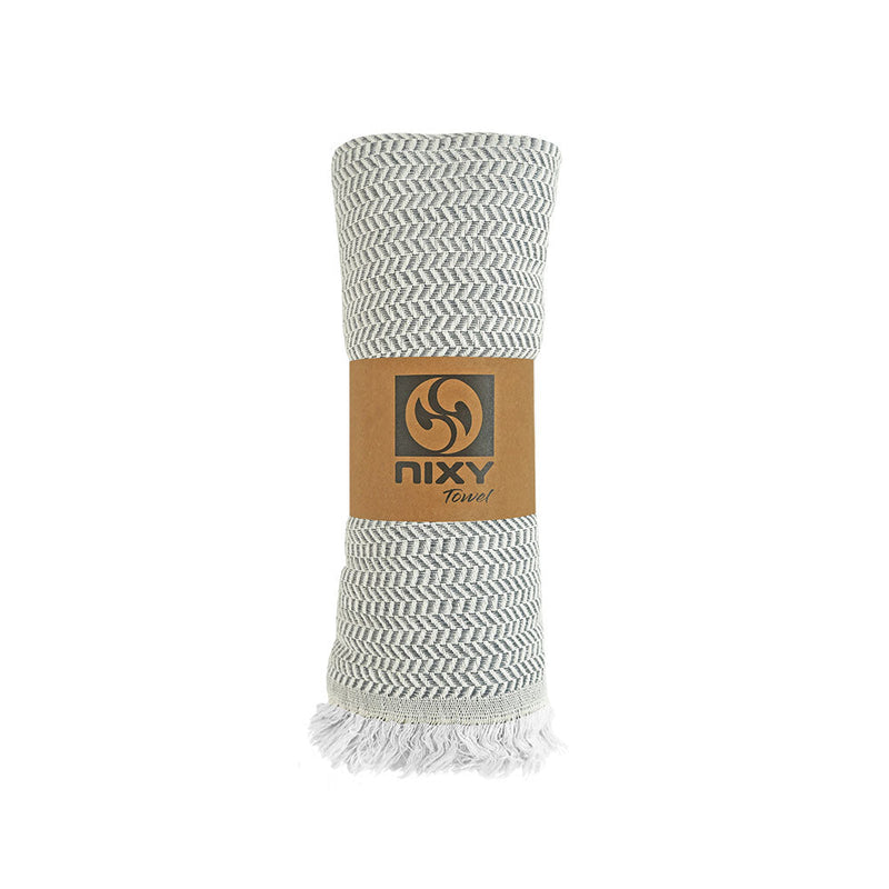 Load image into Gallery viewer, Cloud - Bamboo & Cotton Turkish Beach Towel