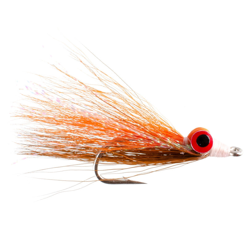 Load image into Gallery viewer, Clouser Freshwater Deep Minnow Brown Orange Sunfish 4 Flies - Size 4