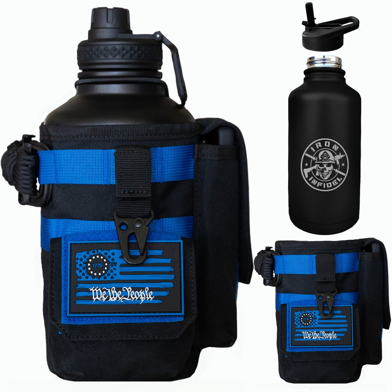 Load image into Gallery viewer, 64oz Battle Bottle Water Bottles