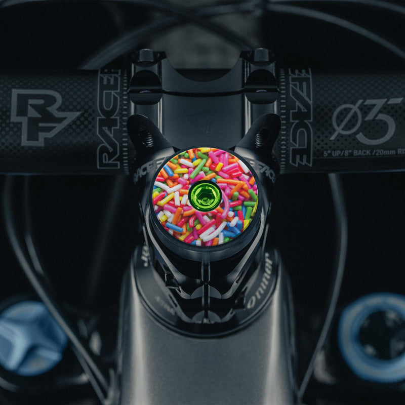 Load image into Gallery viewer, Ice Cream Sprinkles - Custom Bicycle Headset Cap