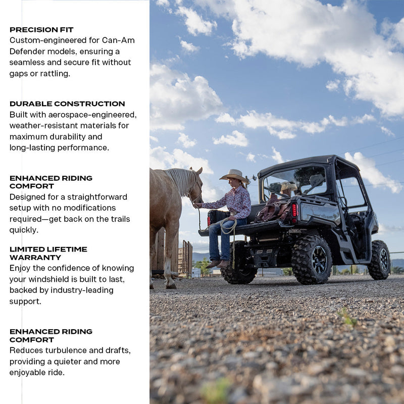 Load image into Gallery viewer, Can-Am Defender Tinted Rear Windshield