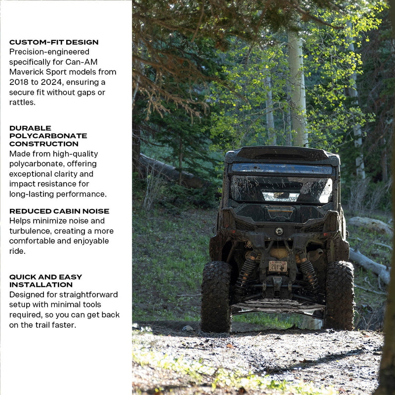 Load image into Gallery viewer, Can-Am Maverick Sport Tinted Rear Windshield