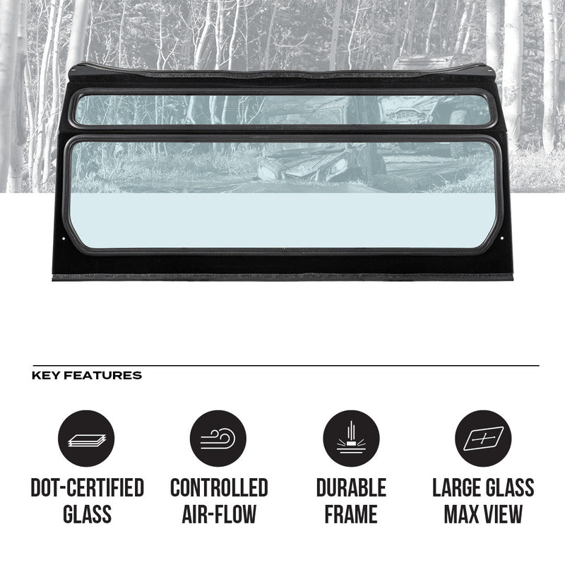Load image into Gallery viewer, Can-Am Maverick Tinted Trail Rear Windshield