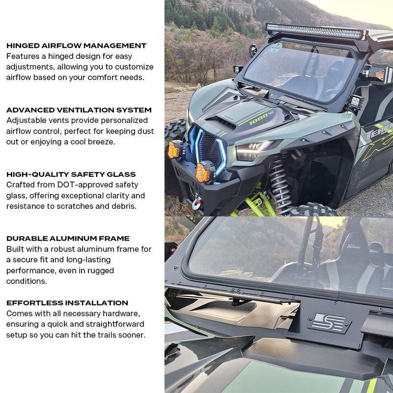 Load image into Gallery viewer, Kawasaki KRX Front Windshield