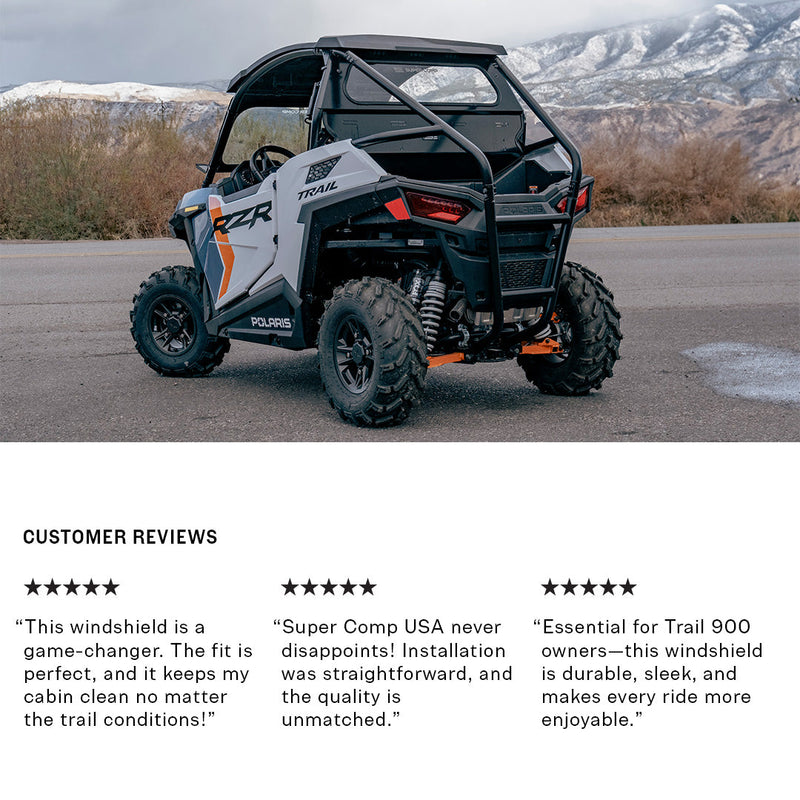 Load image into Gallery viewer, Polaris Trail 900 Rear Tinted Windshield