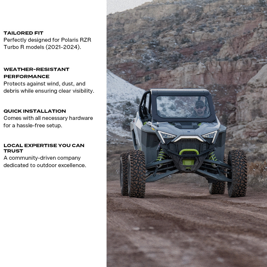 Polaris RZR Pro XP & Turbo R Front Windshield