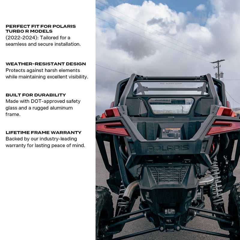 Load image into Gallery viewer, Polaris Turbo R Tinted Rear Windshield