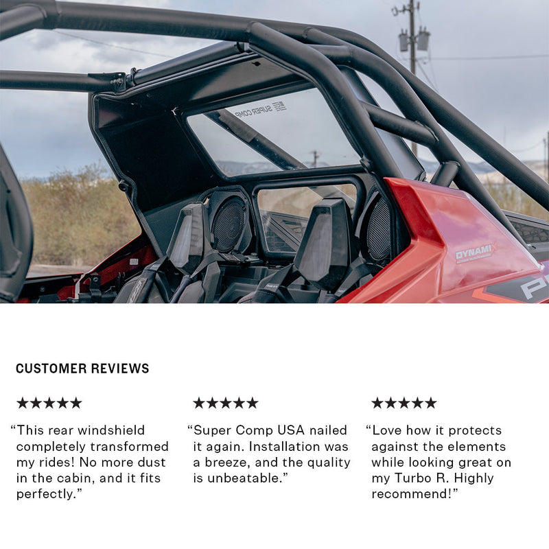 Load image into Gallery viewer, Polaris Turbo R Tinted Rear Windshield