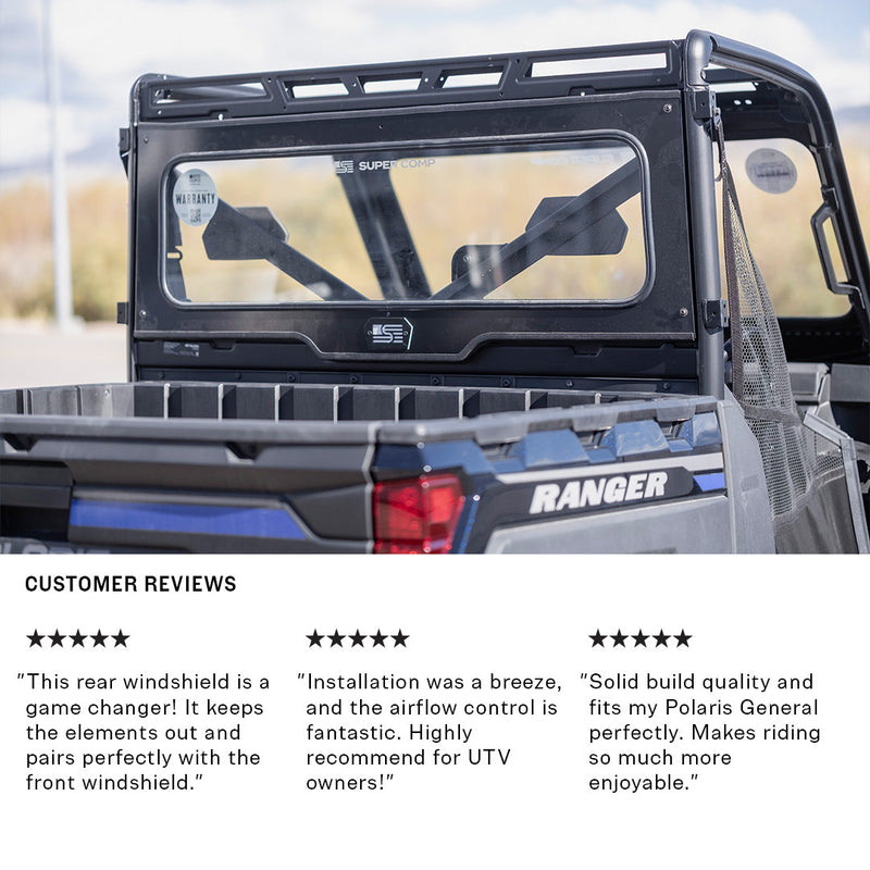 Load image into Gallery viewer, Polaris Ranger Tinted Rear Windshield