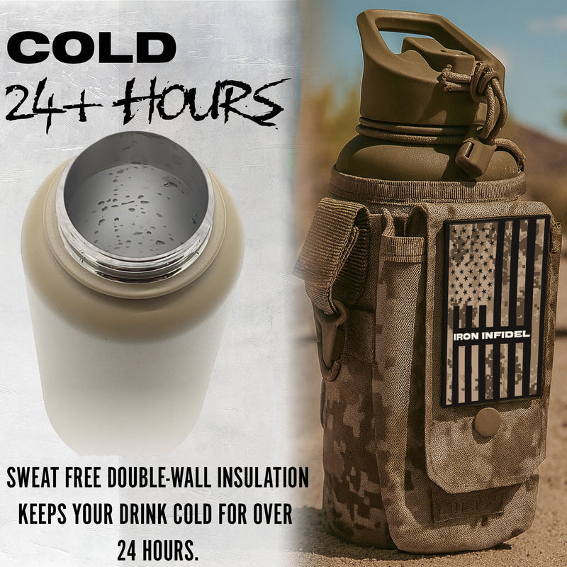 Load image into Gallery viewer, 32oz Compact Battle Bottles