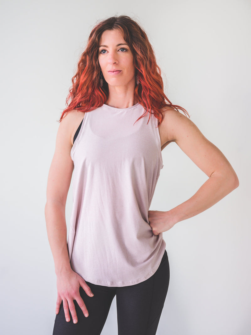 Load image into Gallery viewer, Blush Tie Back Tank
