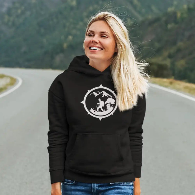 Load image into Gallery viewer, Hiking Mountain Compass Unisex Hoodie