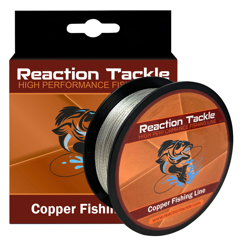 Load image into Gallery viewer, Reaction Tackle Copper Fishing Line - Trolling Wire - Tin Coated