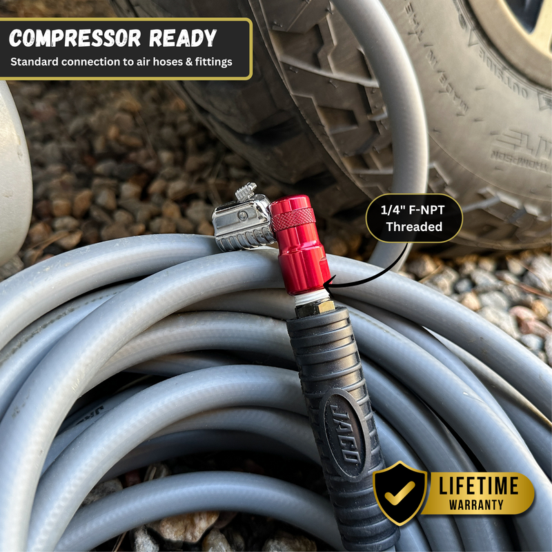 Load image into Gallery viewer, Lightning™ L2 Quick-Connect Tire Air Chuck - 1/4" F-NPT