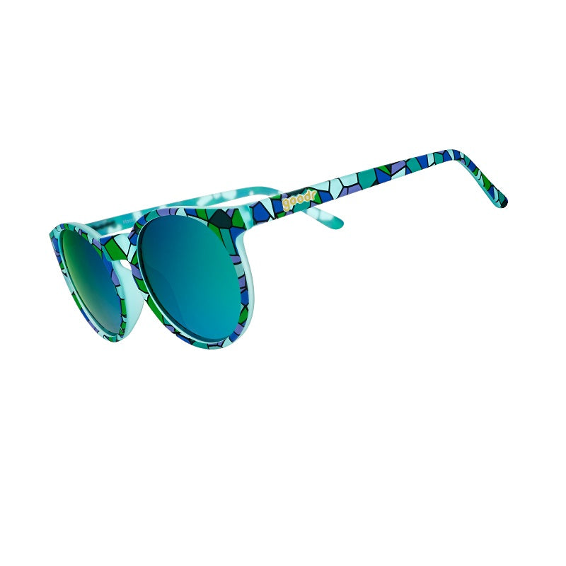 Load image into Gallery viewer, "Moody Mosaic Musings” Limited Circle G Polarized Sunglasses