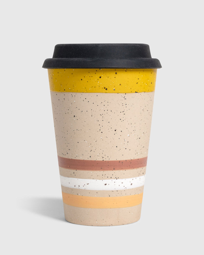 Load image into Gallery viewer, 12 oz. Stoneware Travel Mug