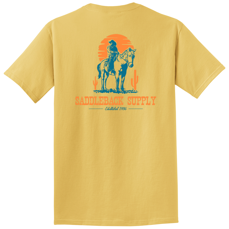 Load image into Gallery viewer, Cowboy & Trusty Steed Pigment Tee
