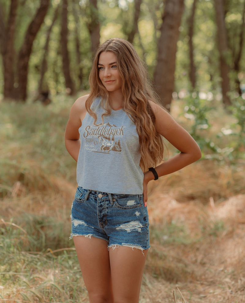 Load image into Gallery viewer, Western Spirit Crop Top